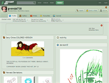 Tablet Screenshot of gwendal738.deviantart.com
