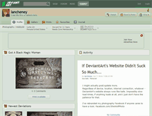 Tablet Screenshot of lancheney.deviantart.com