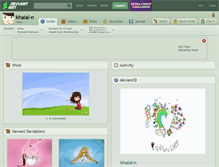 Tablet Screenshot of khaial-n.deviantart.com