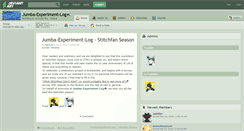 Desktop Screenshot of jumba-experiment-log.deviantart.com