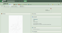 Desktop Screenshot of choke-me.deviantart.com
