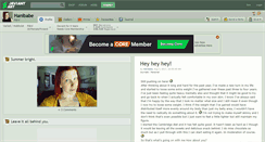 Desktop Screenshot of hanibabe.deviantart.com