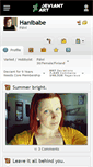 Mobile Screenshot of hanibabe.deviantart.com
