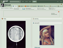 Tablet Screenshot of elissweet.deviantart.com