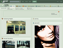 Tablet Screenshot of corita.deviantart.com