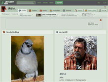 Tablet Screenshot of jrd1st.deviantart.com
