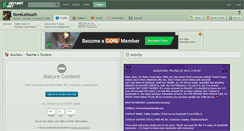 Desktop Screenshot of ilovelelouch.deviantart.com