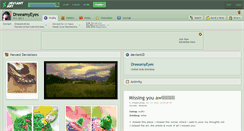 Desktop Screenshot of dreeamyeyes.deviantart.com