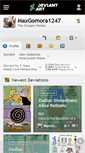 Mobile Screenshot of maxgomora1247.deviantart.com