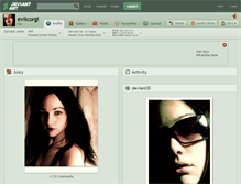 Tablet Screenshot of evilcorgi.deviantart.com
