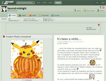 Tablet Screenshot of beyond-midnight.deviantart.com