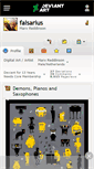 Mobile Screenshot of falsarius.deviantart.com