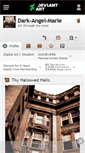 Mobile Screenshot of dark-angel-marie.deviantart.com