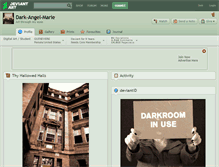 Tablet Screenshot of dark-angel-marie.deviantart.com