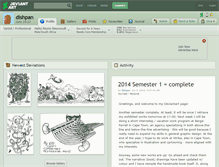 Tablet Screenshot of dishpan.deviantart.com