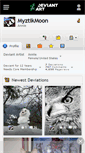 Mobile Screenshot of myztikmoon.deviantart.com