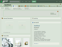 Tablet Screenshot of fanofzard.deviantart.com