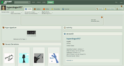 Desktop Screenshot of hyperdragon957.deviantart.com