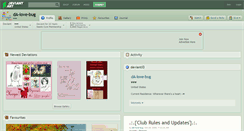Desktop Screenshot of da-love-bug.deviantart.com