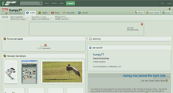 Desktop Screenshot of humpy77.deviantart.com