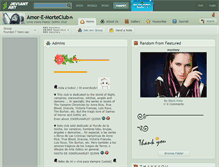 Tablet Screenshot of amor-e-morteclub.deviantart.com