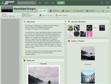 Tablet Screenshot of hasselblad-group.deviantart.com