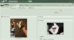 Desktop Screenshot of catigma.deviantart.com