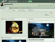 Tablet Screenshot of danielpescinelli.deviantart.com
