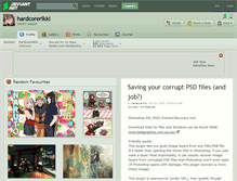 Tablet Screenshot of hardcorerikki.deviantart.com