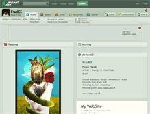 Tablet Screenshot of fradex.deviantart.com