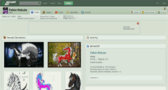 Desktop Screenshot of fallen-rebute.deviantart.com