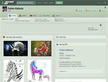 Tablet Screenshot of fallen-rebute.deviantart.com