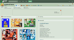Desktop Screenshot of crystalwolf-tamer.deviantart.com