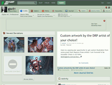 Tablet Screenshot of gjsx51.deviantart.com