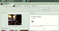 Desktop Screenshot of burningsong.deviantart.com