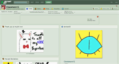 Desktop Screenshot of cloeamore12.deviantart.com