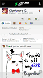Mobile Screenshot of cloeamore12.deviantart.com