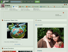 Tablet Screenshot of erisana.deviantart.com