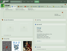 Tablet Screenshot of kobugi.deviantart.com