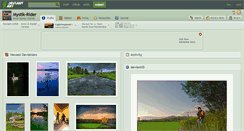 Desktop Screenshot of mystik-rider.deviantart.com