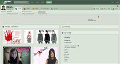 Desktop Screenshot of ipinkly.deviantart.com