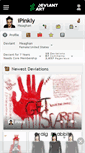 Mobile Screenshot of ipinkly.deviantart.com