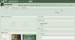 Desktop Screenshot of naturalisdead.deviantart.com