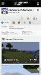 Mobile Screenshot of nanners-fo-fanners.deviantart.com