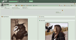 Desktop Screenshot of evil-hat.deviantart.com