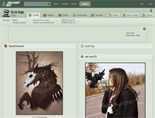 Tablet Screenshot of evil-hat.deviantart.com