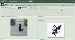 Desktop Screenshot of criket13.deviantart.com