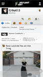 Mobile Screenshot of criket13.deviantart.com