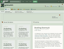 Tablet Screenshot of geldonyetich.deviantart.com