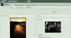 Desktop Screenshot of clair3su3.deviantart.com